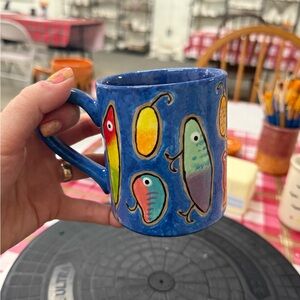 Fishing Lure Mug Ceramic Hand Painted